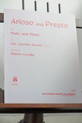 Quantz J J - Arioso & Presto for Flute & Piano