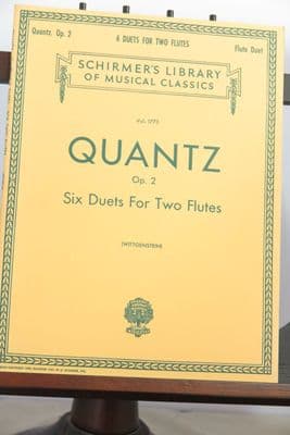 Quantz J J - Six Duets Op 2 for 2 Flutes