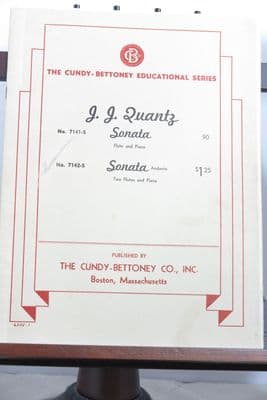 Quantz J J - Sonata for 2 Flutes & Piano