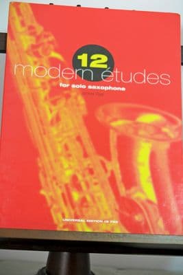 Rae J - 12 Modern Etudes for Solo Saxophone