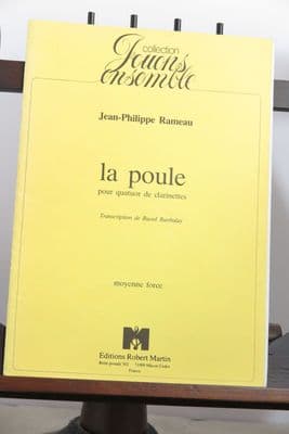 Rameau J-P - La Poule for Clarinet Quartet arr Barthalay R