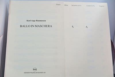 Rasmussen K A - Ballo in Maschera for Wind Quintet