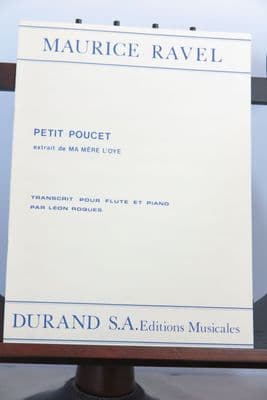Ravel M - Ppetit Poucet (from Ma Mere L'Oye) for Flute & Piano arr Roques L