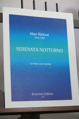 Ridout A - Serenata Notturno for Flute & B Flat Clarinet