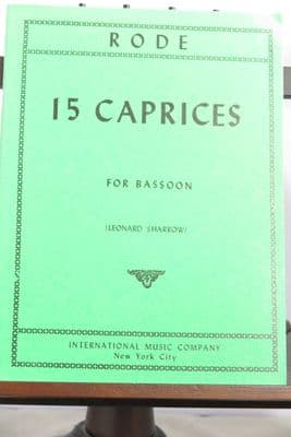 Rode P - 15 Caprices for Bassoon
