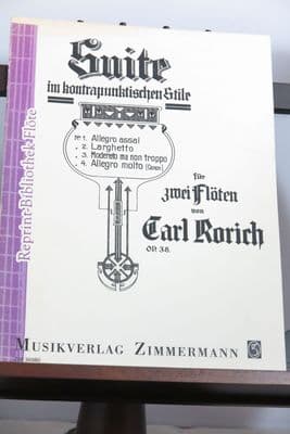 Rorich C - Suite in Contrpuntal Style Op 38 for 2 Flutes