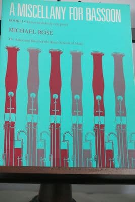 Rose M - A Miscellany for Bassoon Book 2 - 11 Moderately Easy Pieces