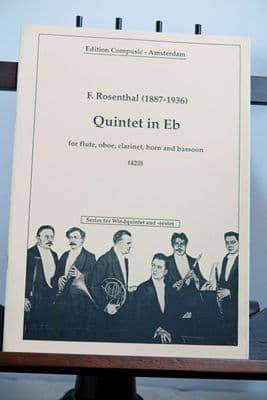 Rosenthal F - Quintet in E Flat for Flute Oboe Clarinet Horn & Bassoon