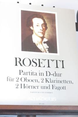 Rosetti A - Partita in D for 2 Oboes 2 Clarinets 2 Horns & 2 Bassoons