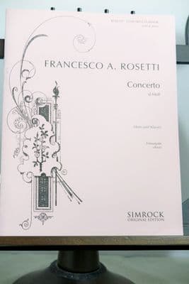 Rosetti F A - Concerto in D Minor for Horn & Piano arr Kroll B