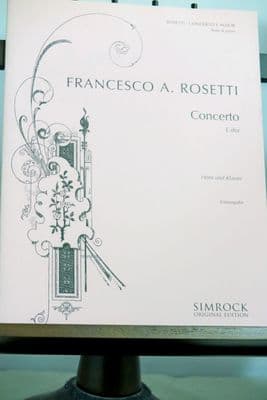 Rosetti F A - Concerto in E for Horn & Piano arr Stefan J