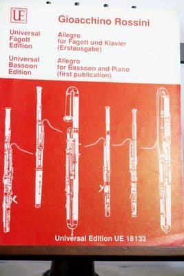 Rossini G - Allegro for Bassoon & Piano