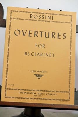 Rossini G - Overtures for B Flat Clarinet arr Kirkbride J
