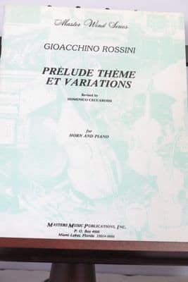 Rossini G - Prelude Theme & Variations for Horn & Piano