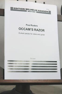 Ruders P - Oscam's Razor - 8 Short Pieces for Oboe & Guitar