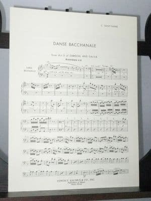Saint Saens C - Danse Bacchanale from Samson and Dalila Bassoons 1&2 Part