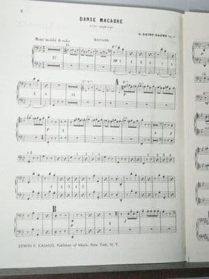 Saint Saens C - Danse Macabre Op 40 Bassoons 1&2 Part