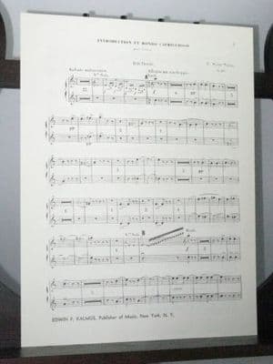 Saint Saens C - Introduction et Rondo Capriccioso Op 28 Oboes 1&2 Part