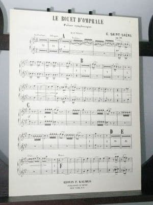 Saint Saens C - Le Rouet D'Omphale Op 31 Oboes 1&2 Part