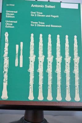 Salieri A - 3 Trios for 2 Oboes & Bassoon
