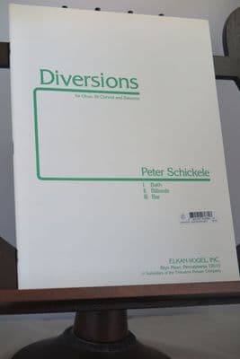 Schickele P - Diversions for Oboe Clarinet & Bassoon