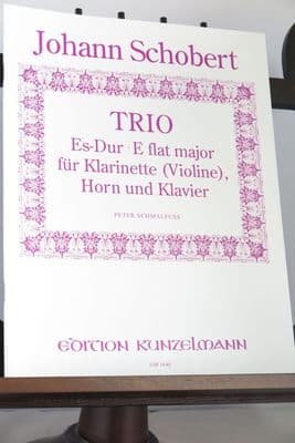Schobert J - Trio in E Flat for Clarinet Horn & Piano