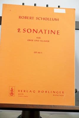 Schollum R - Sonatine No 2 Op 68 No 1 for Oboe & Piano