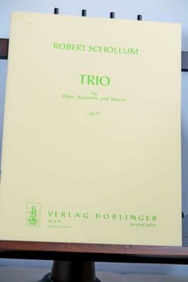 Schollum R - Trio Op 71 for Oboe Clarinet & Piano