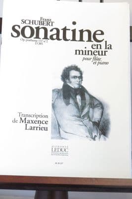 Schubert F - Sonatina in A Minor Op Post 137 No 2 D385 for Flute & Piano arr Larrieu M
