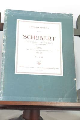 Schubert F - The Shepherd on the Rock Op 129  for Voice Clarinet & Piano