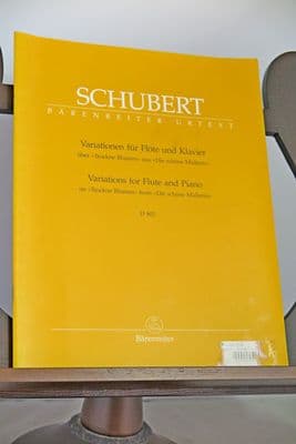Schubert F - Variations D806 for Flute & Piano on Trockne Blumen from Die Schone Mullerin