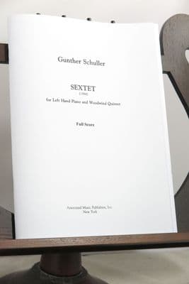 Schuller G - Sextet (1994) for Left hand Piano & Woodwind Quintet