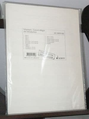 Schumann R - Concert Allegro with Introduction Op 134 (Wind Set)
