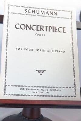 Schumann R - Concertpiece (Konzertstuck) Op 86 for Four Horns & Piano