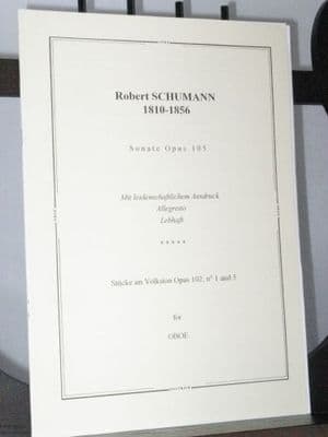 Schumann R - Sonata Op 105 & Op 102 Nos 1 & 5
