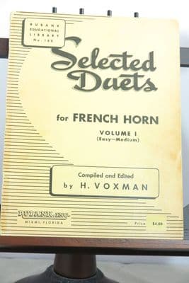 Selected Duets for French Horn Vol 1 (Easy - Medium) arr Voxman H