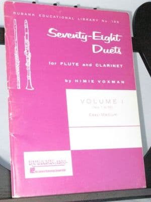 Seventy-Eight Duets Vol 1 (Easy-Medium) arr Voxman H