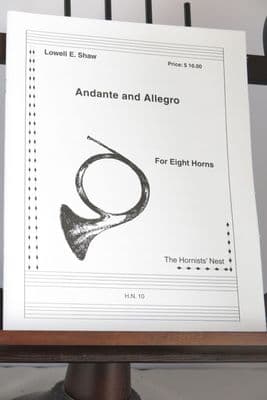 Shaw L E - Andante & Allegro for Eight Horns