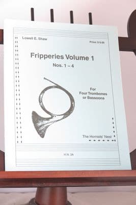 Shaw L E - Fripperies Vol 1 (Nos 1-4) for 4 Bassoons