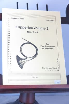 Shaw L E - Fripperies Vol 2 (Nos 5-8) for 4 Bassoons