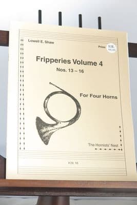 Shaw L E - Fripperies Vol 4 Nos 13-16 for Four Horns
