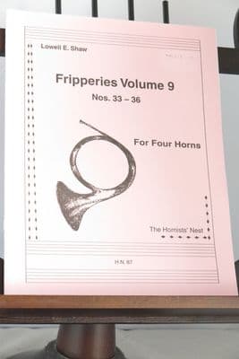 Shaw L E - Fripperies Vol 9 Nos 33-36 for Four Horns