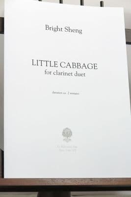 Sheng B - Little Cabbage for Clarinet Duet