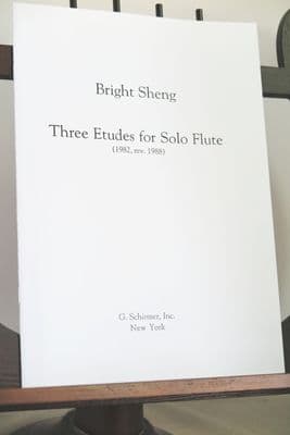 Sheng B - Three Etudes for Solo Flute (1982 rev 1988)