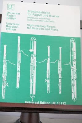 Sight-reading Pieces for Bassoon & Piano ed Waterhouse W