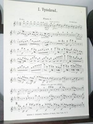 Smetana B - Vysehrad (Movement no 1 from Ma Vlast ) Flute 1 Part