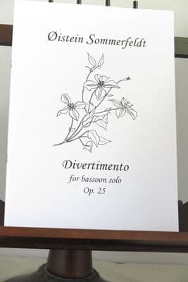 Sommerfeldt O - Divertimento Op 25 for Bassoon Solo