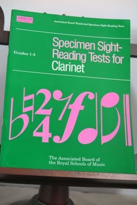 Specimen Sight-Reading Test for Clarinet Grades 1-5