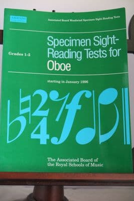Specimen Sight-Reading Test for Oboe Grades 1-5