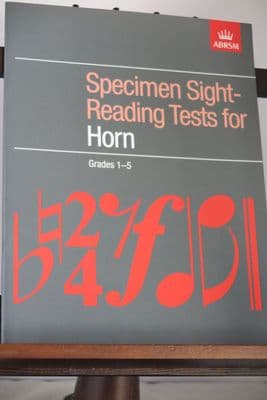Specimen Sight-Reading Tests for Horn Grades 1-5